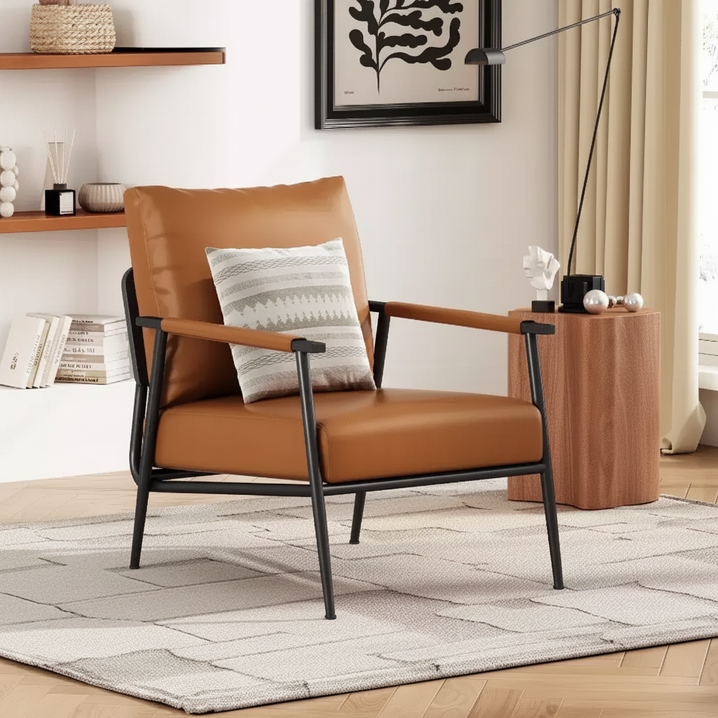 Fauteuil moderne de style médiéval
